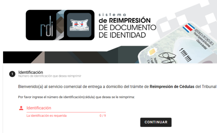 Servicio de reimpresión de cédula de identidad cuesta ¢840 menos a partir de este martes