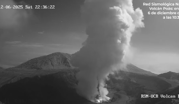 OVSICORI mantendrá advertencia en volcán Poás tras erupción de este fin de semana