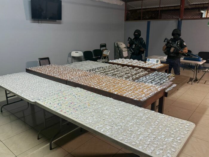Seguridad decomisó casi 5 mil dosis de drogas al sur de San José este fin de semana