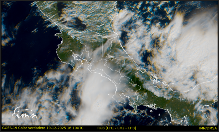 IMN prevé Navidad con pocas lluvias e inicio del 2026 con vientos alisios débiles