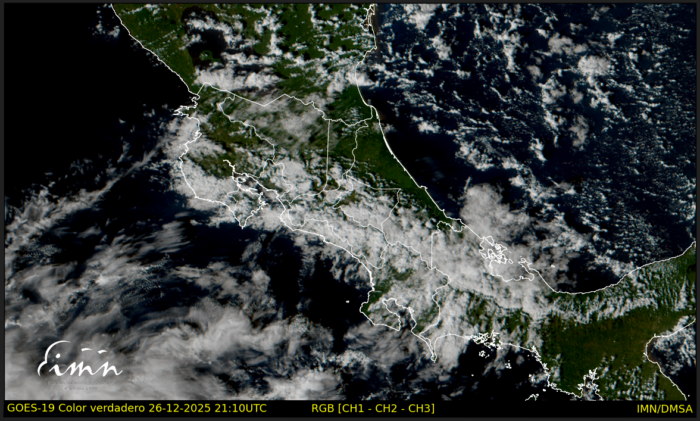 IMN prevé efectos del Empuje Frío No. 8 a partir del próximo martes en el país