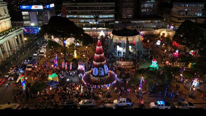 San José inauguró la temporada navideña y se realizarán actividades durante todo el mes