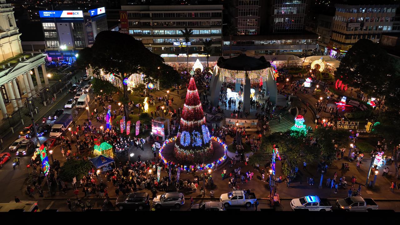 San José inauguró la temporada navideña y se realizarán actividades durante todo el mes