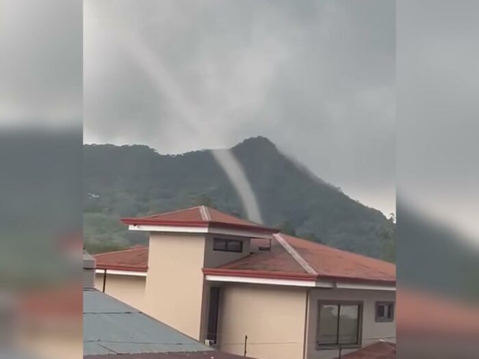IMN registra primer tornado en el Valle Central durante un mes de diciembre en 15 años