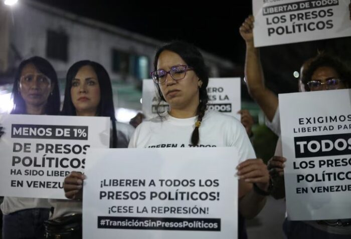 El régimen de Venezuela dijo haber liberado a 116 presos políticos durante los últimos días