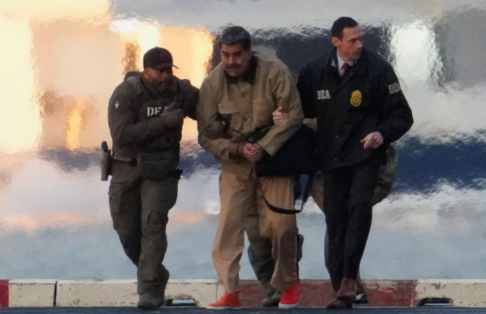 Nicolás Maduro llegó al tribunal federal de Nueva York para su primera comparecencia