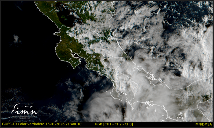 IMN confirma impacto de nuevo empuje frío para inicios de la próxima semana