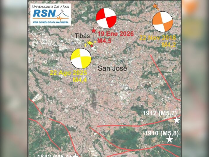 Red Sismológica Nacional urge iniciar estudios geológicos por fallas activas en el centro de San José