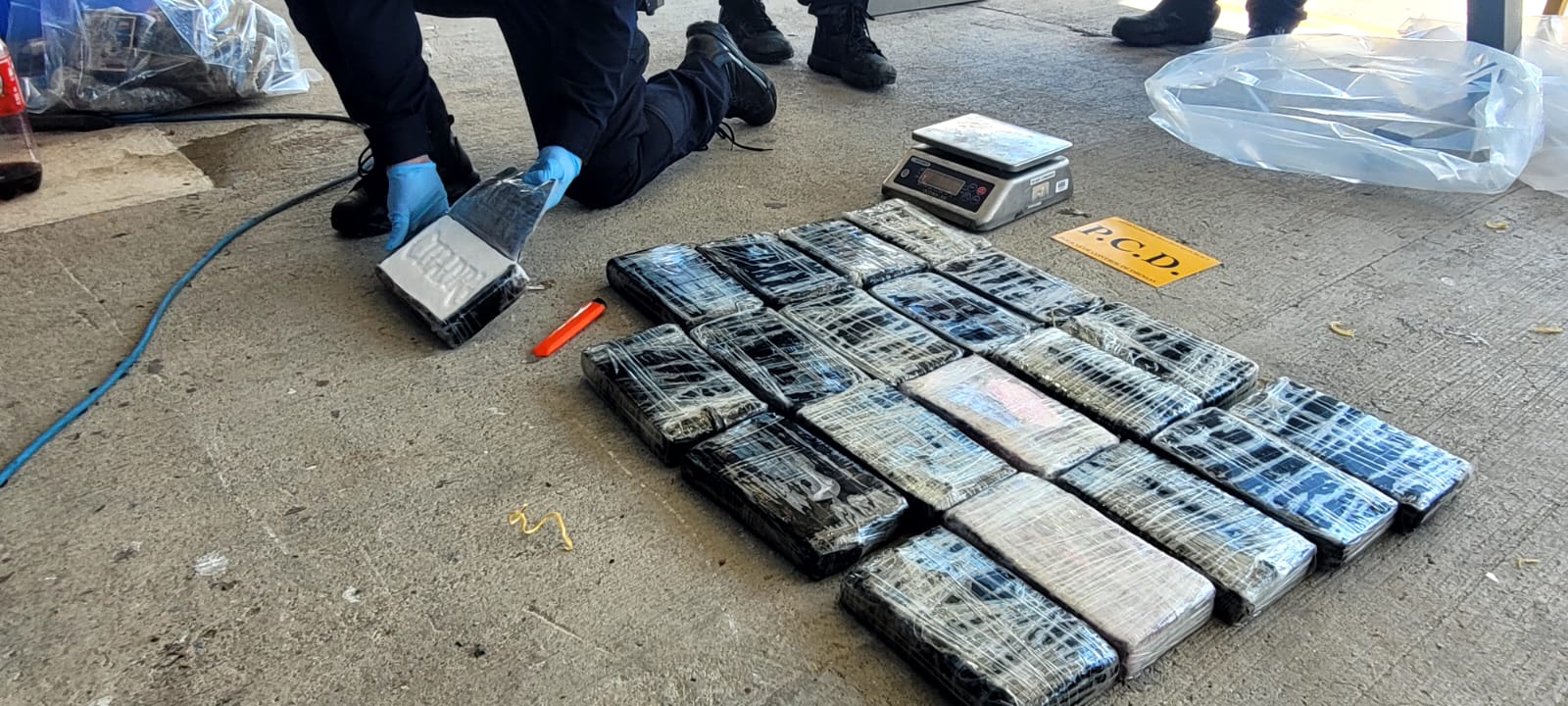 Encuentran 4 toneladas de cocaína en Guatemala que venían en contenedores procedentes de Costa Rica