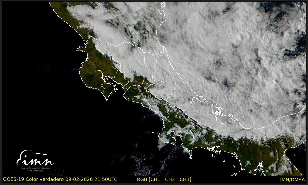 IMN anticipa llegada del Empuje Frío No. 15 este jueves: Será un sistema débil con poca afectación