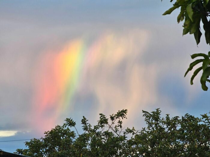 ¿Arcoíris o nubes resplandecientes? IMN aclara fenómeno que se presentó en Heredia este martes