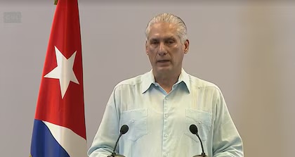 Miguel Díaz-Canel dijo que mantiene conversaciones con EEUU en medio de la crisis energética de Cuba