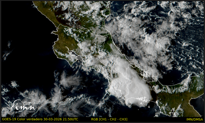 IMN no descarta posibilidad de lluvias en algunas regiones del país durante esta Semana Santa