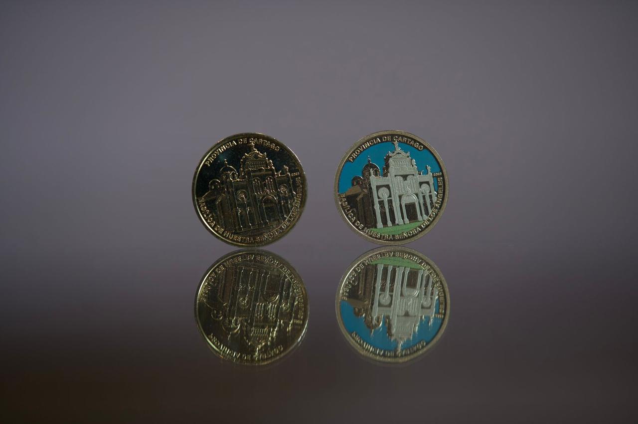 Moneda alusiva a la Basílica de los Ángeles estará disponible desde el miércoles