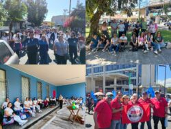 Sindicatos se manifiestan frente a la CCSS exigiendo mejora en condiciones laborales y salariales