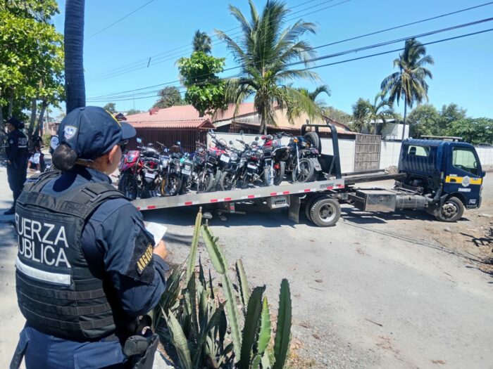 Autoridades decomisaron 43 motos en Puntarenas y confirman operativos en otras zonas