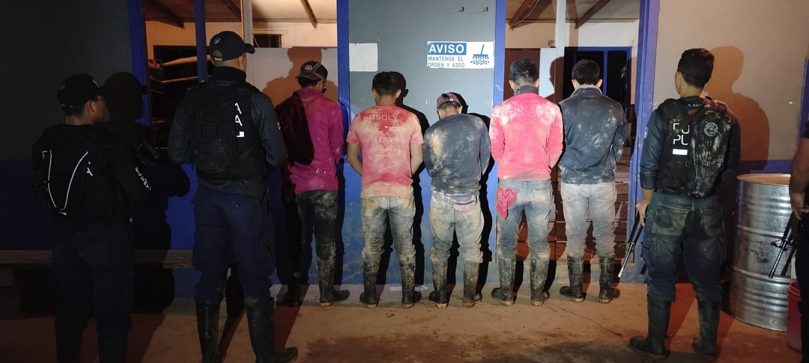 Fuerza Pública detuvo a 19 oreros en Crucitas durante la última semana