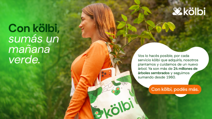 Kölbi impulsa la sostenibilidad con campaña que permite adoptar árboles al adquirir servicios