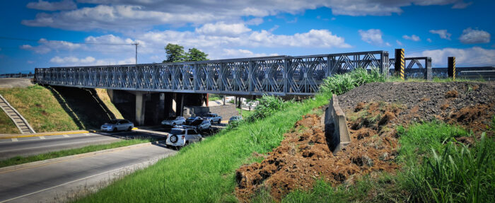 Este lunes inicia sustitución de puente modular frente al Aeropuerto Juan Santamaría