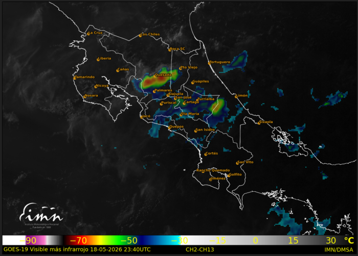 IMN prevé aumento de lluvias a mitad de semana por llegada de la Onda Tropical No. 3