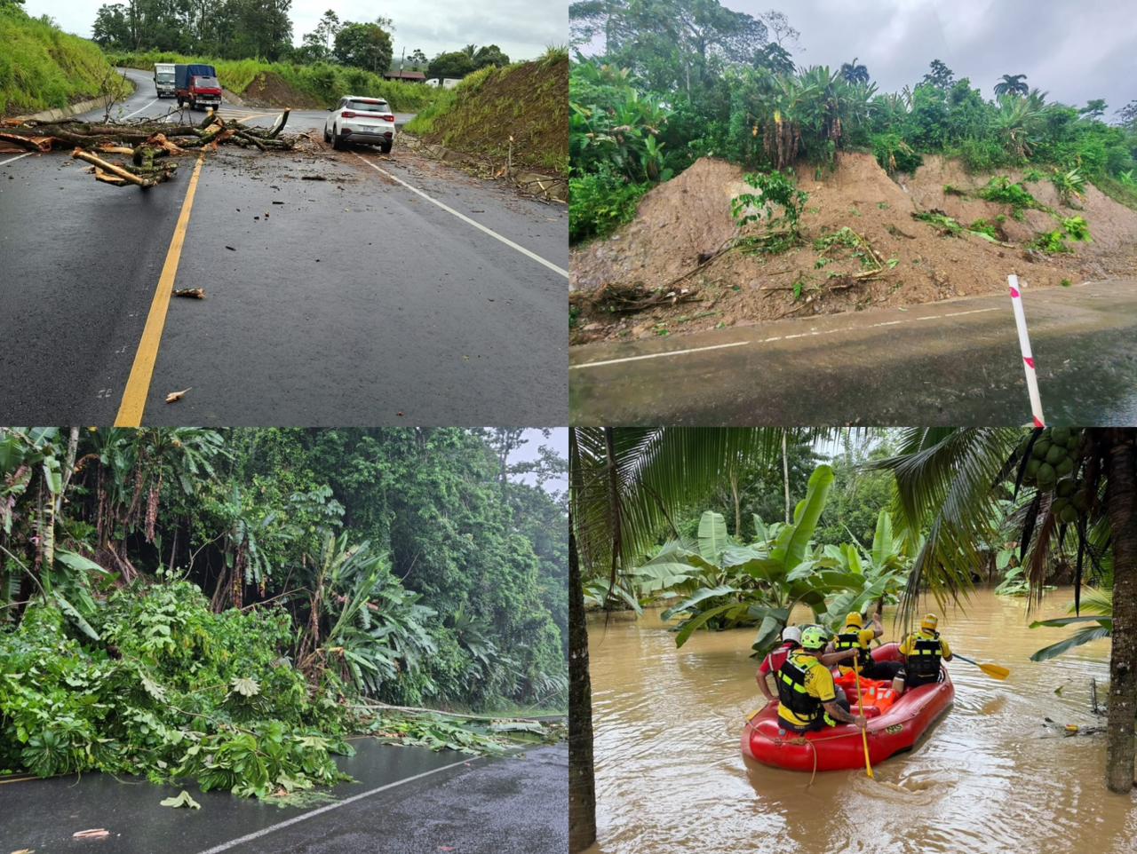 Fuertes lluvias provocan inundaciones, rescates y suspensión de lecciones en el Caribe