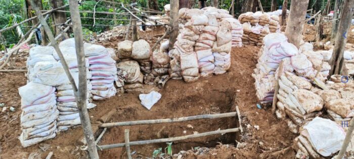 Intervienen “campamento minero” en Cerro Conchuditas y encuentran 2,5 toneladas de sedimentos