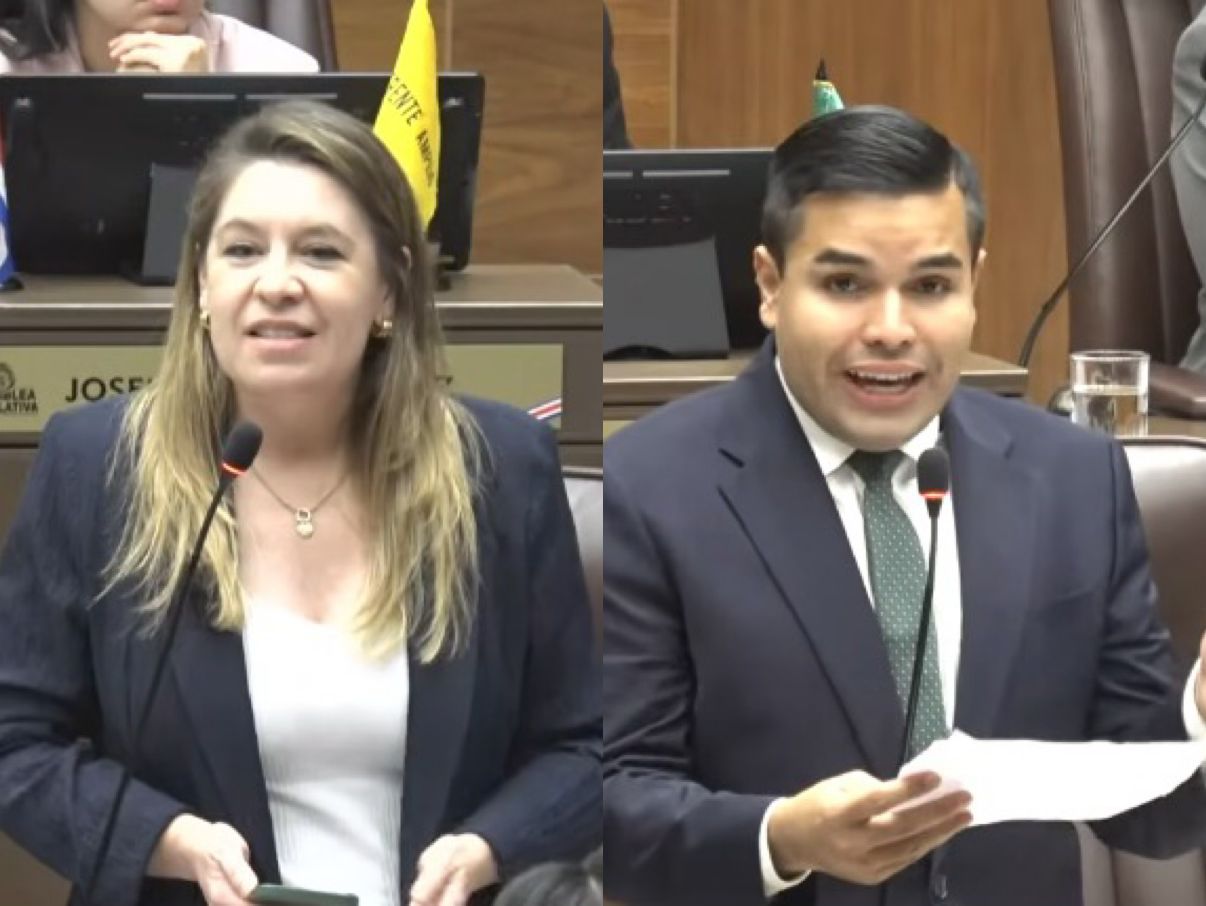 Claudia Dobles y Eder Hernández votaron en contra de moción sobre vacaciones de diputados
