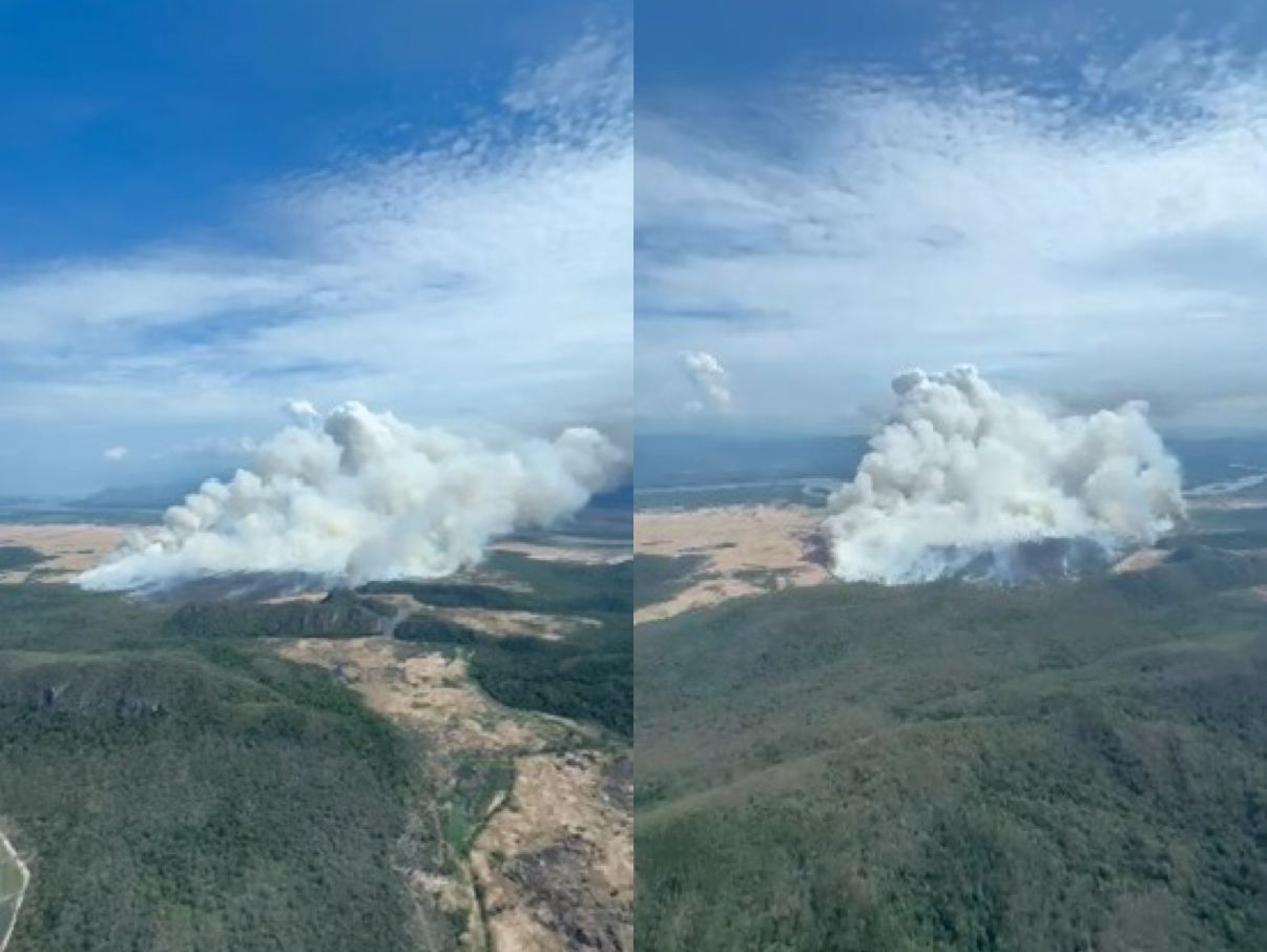 Rayo provoca incendio forestal en Parque Nacional Palo Verde