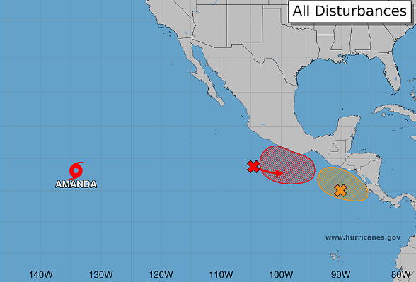 IMN vigila sistema de baja presión en el Pacífico con 60% de posibilidad de convertirse en depresión tropical #NM935