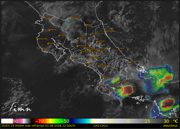 IMN prevé paso de la Onda Tropical No. 7 para este martes
