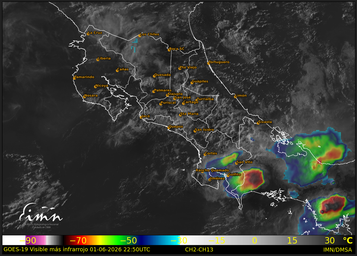 IMN prevé paso de la Onda Tropical No. 7 para este martes