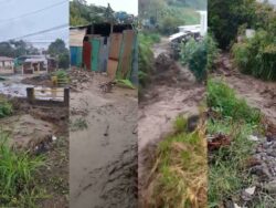 Fuertes aguaceros provocaron incidentes en zonas como Cartago y el Pacífico