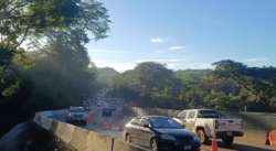 Paso por la Ruta 27 quedó habilitado este lunes para todo tipo de vehículos tras hundimiento