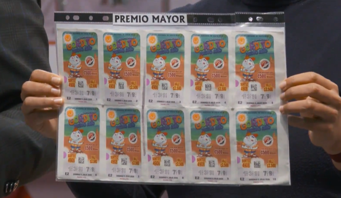Adulto mayor ganó ¢1000 millones del ‘Gordito de Medio Año’ por comprar dos enteros a ‘gallo tapado’