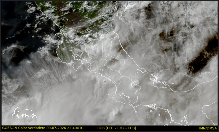 IMN anticipa dos ondas tropicales que incrementarán lluvias para este fin e inicio de semana