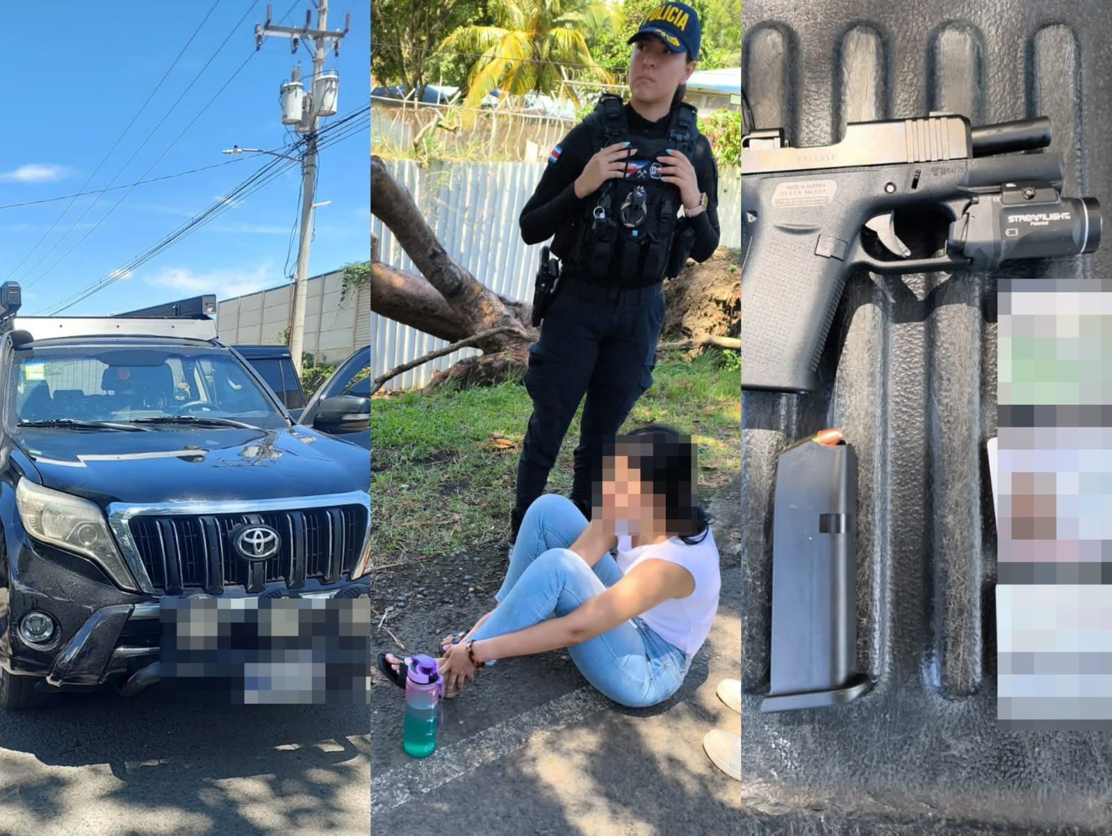 Hija de alias “Diablo” fue detenida cerca de La Reforma portando un arma de fuego