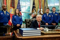 Los astronautas de Artemis II recibirán la Medalla de Honor del Congreso de EEUU por su viaje a la Luna