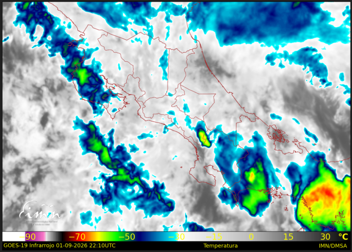 IMN prevé ingreso de Onda Tropical No. 40 hasta este fin de semana