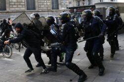 El gobierno de Francia reportó 1.800 detenidos y más de 500 policías heridos durante las violentas protestas del sábado