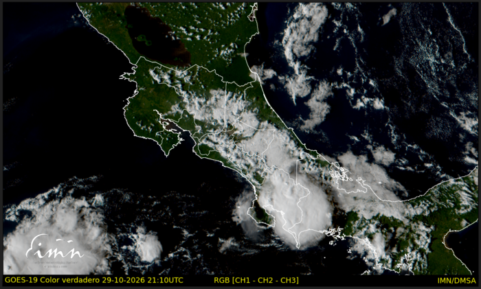 IMN prevé paso de onda tropical No. 52 para inicios de la próxima semana