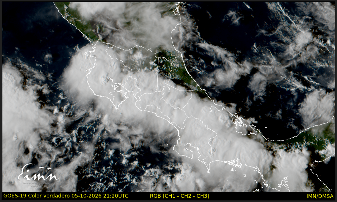 ¡Siguen las lluvias! IMN prevé paso de Onda Tropical No. 50 para este viernes