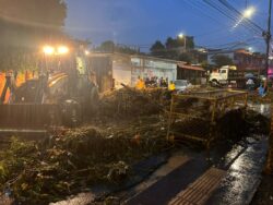 CNE registró más de 100 incidentes por fuertes lluvias durante el fin de semana