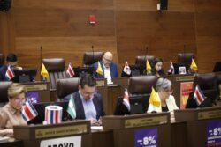 Plenario se enfrascó en debate tras aprobar moción que prohíbe colocar carteles en las curules